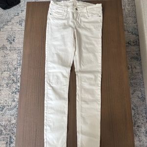 Zara Trafaluc white denim
